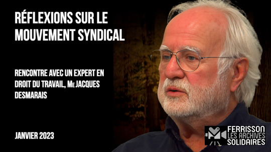 Une réflexion syndicale